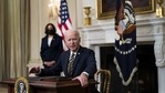Biden administration's report sent to US Congress detailed the negotiations that took place between the two countries on an interim trade agreement over 2019-2020, calling it a “package of meaningful market access outcomes”, but offered no clues to how the new administration sees them and how it would like to proceed.(Bloomberg) Biden administration's report sent to US Congress detailed the negotiations that took place between the two countries on an interim trade agreement over 2019-2020, calling it a “package of meaningful market access outcomes”, but offered no clues to how the new administration sees them and how it would like to proceed.(Bloomberg)