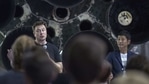 (FILES) This file photo taken on September 17, 2018 shows SpaceX founder Elon Musk (L) and Japanese billionaire Yusaku Maezawa (R) speaking before a Falcon 9 rocket during the announcement that Maezawa will be the first private passenger who will fly around the Moon aboard the SpaceX BFR launch vehicle, at the SpaceX headquarters and rocket factory in Hawthorne, California. - It's the sort of chance that comes along just once in a blue Moon: a Japanese billionaire on March 3, 2021 is throwing open a private lunar expedition to eight participants from around the world. (AFP) (FILES) This file photo taken on September 17, 2018 shows SpaceX founder Elon Musk (L) and Japanese billionaire Yusaku Maezawa (R) speaking before a Falcon 9 rocket during the announcement that Maezawa will be the first private passenger who will fly around the Moon aboard the SpaceX BFR launch vehicle, at the SpaceX headquarters and rocket factory in Hawthorne, California. - It's the sort of chance that comes along just once in a blue Moon: a Japanese billionaire on March 3, 2021 is throwing open a private lunar expedition to eight participants from around the world. (AFP)