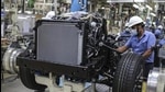Workers at a chassis assembly line at the Toyota Kirloskar Motor Ltd. plant in Bidadi, Karnataka, India. (Bloomberg/Representational image) Workers at a chassis assembly line at the Toyota Kirloskar Motor Ltd. plant in Bidadi, Karnataka, India. (Bloomberg/Representational image)