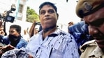 File photo of Brajesh Thakur, the main accused in the Muzaffarpur shelter home case.(PTI) File photo of Brajesh Thakur, the main accused in the Muzaffarpur shelter home case.(PTI)