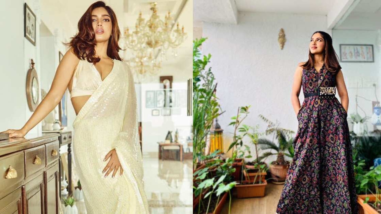 Step inside Bhumi Pednekar's sea-facing apartment, an oasis with green  patches, filmy corners, and edgy elements | Bollywood - Hindustan Times