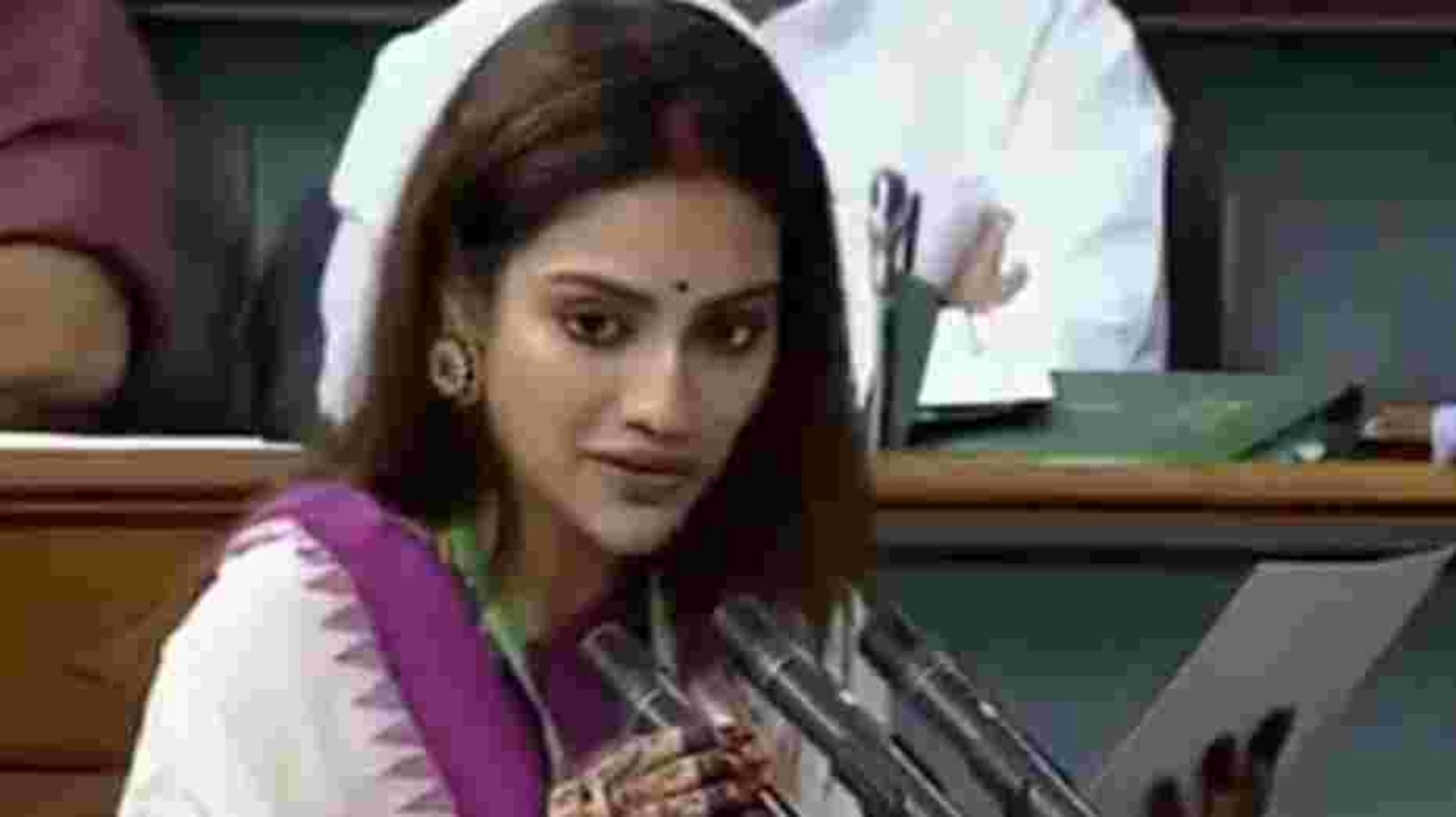 'shocking! ': tmc mp nusrat jahan attacks yogi adityanath
