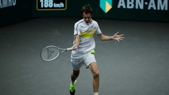 Russia's Daniil Medvedev(AP) Russia's Daniil Medvedev(AP)