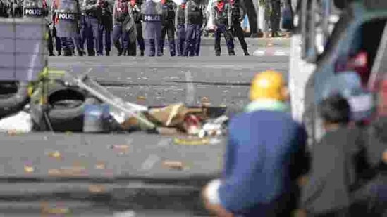 Earlier in the day, a human rights group said security forces opened fire on protests and killed at least 18 people on Wednesday, a day after neighbouring countries called for restraint and offered to help Myanmar resolve the crisis. Earlier in the day, a human rights group said security forces opened fire on protests and killed at least 18 people on Wednesday, a day after neighbouring countries called for restraint and offered to help Myanmar resolve the crisis.
