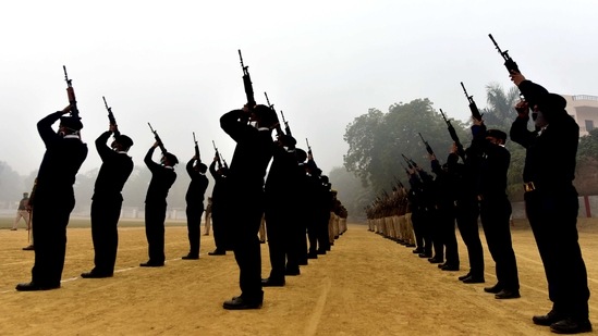 “The man suspected his wife and daughters of having illicit relationships with outsiders. He would often fight at home. Last night also they had a fight at home,” SSP Singh said, citing the complaint given by the son.(PTI) “The man suspected his wife and daughters of having illicit relationships with outsiders. He would often fight at home. Last night also they had a fight at home,” SSP Singh said, citing the complaint given by the son.(PTI)