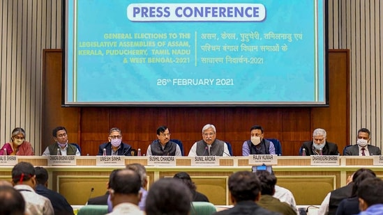 Chief Election Commissioner Sunil Arora asked the observers to visit the polling booths ahead of elections. (PTI file photo) Chief Election Commissioner Sunil Arora asked the observers to visit the polling booths ahead of elections. (PTI file photo)