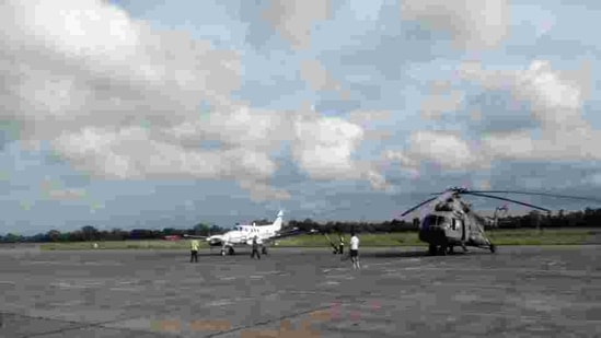 The Darbhanga airport.(HT File) The Darbhanga airport.(HT File)