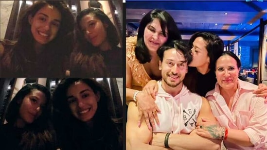 Disha Patani and Krishna Shroff shared a sew pictures from Tiger Shroff's birthday dinner. Disha Patani and Krishna Shroff shared a sew pictures from Tiger Shroff's birthday dinner.