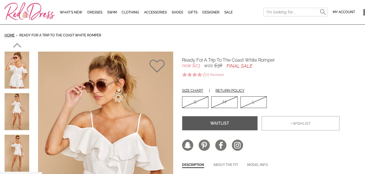 sara clothing website