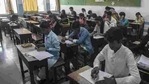 The education minister had said in January that the state government had already reduced the syllabus by 25 per cent so as to reduce the burden on students.(HT file photo) The education minister had said in January that the state government had already reduced the syllabus by 25 per cent so as to reduce the burden on students.(HT file photo)