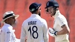 Ben Stokes and Virat Kohli had a rather long and heated exchange. (AFP) Ben Stokes and Virat Kohli had a rather long and heated exchange. (AFP)