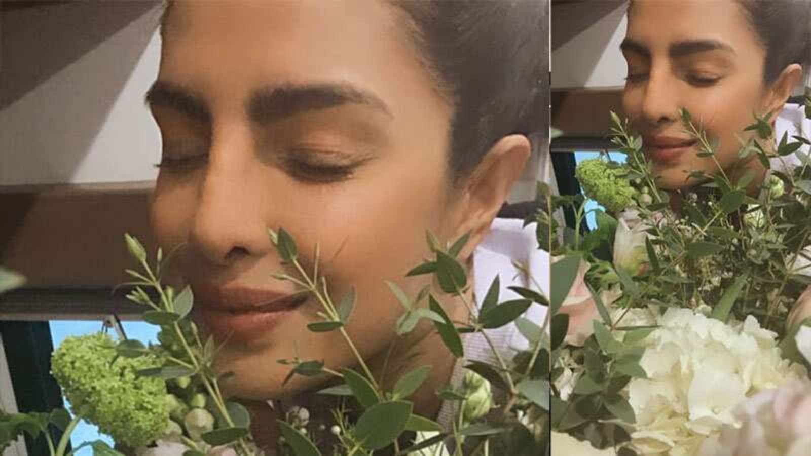 Priyanka Chopra gets a warm welcome on first day of Citadel shoot, shared a selfie with flowers