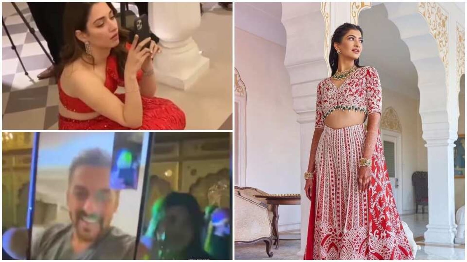 Salman Khan chats with bride, Tamannaah Bhatia clicks her pics at ...