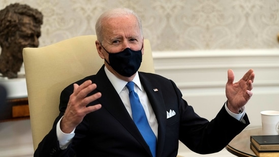 Biden enjoys around 91 per cent approval rating from the Democrats and 80 per cent disapproval from the Republicans. (REUTERS)