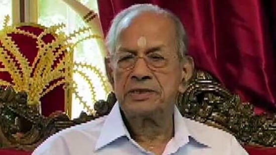 The 88-year-old Sreedharan, who is known for his role in setting up the Delhi Metro, announced on February 18 that he will join the BJP.(ANi Photo)