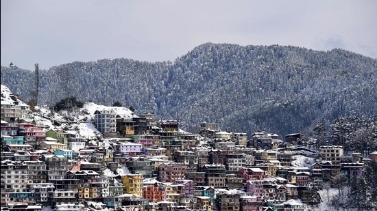 In cities with population less than a million, Shimla was ranked the highest. (HT Photo) In cities with population less than a million, Shimla was ranked the highest. (HT Photo)