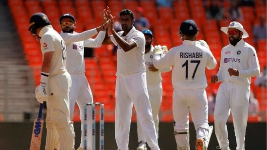 R Ashwin picks a wicket. (BCCI)