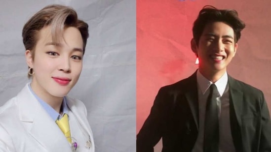 BTS singers Jimin and V have been awarded the Presidential Award. 