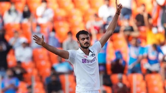 Axar Patel has picked up 18 wickets in his first two Tests.(BCCI) Axar Patel has picked up 18 wickets in his first two Tests.(BCCI)
