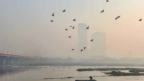 Open burning and abandoned old vehicles have also become a prominent source of pollution in east Delhi.