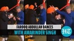 Farooq Abdullah shakes a leg with Capt Amarinder Singh at wedding Farooq Abdullah shakes a leg with Capt Amarinder Singh at wedding
