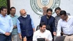 CM Jagan Reddy launching the website. (Photo@AndhraPradeshCM) CM Jagan Reddy launching the website. (Photo@AndhraPradeshCM)
