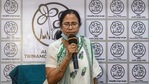 **EDS: IMAGE MADE AVAILABLE FROM CM OFFICE** Kolkata: West Bengal Chief Minister Mamata Banerjee addresses a press conference at Kalighat, in Kolkata, Friday, Feb 26, 2021. (PTI Photo) (PTI02_26_2021_000201A)(PTI) **EDS: IMAGE MADE AVAILABLE FROM CM OFFICE** Kolkata: West Bengal Chief Minister Mamata Banerjee addresses a press conference at Kalighat, in Kolkata, Friday, Feb 26, 2021. (PTI Photo) (PTI02_26_2021_000201A)(PTI)