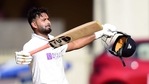 Indian batsman R Pant celebrates his century during the second day of the 4th and last cricket test match between India and England, at the Narendra Modi Stadium in Ahmedabad, Friday, March 5, 2021. (PTI) Indian batsman R Pant celebrates his century during the second day of the 4th and last cricket test match between India and England, at the Narendra Modi Stadium in Ahmedabad, Friday, March 5, 2021. (PTI)