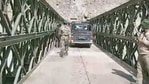 The Bailey bridge was inaugurated on Thursday.(ANI Photo) The Bailey bridge was inaugurated on Thursday.(ANI Photo)