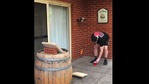 The image shows Cam James attempting the trick shot.(Reddit/oddlysatisfying) The image shows Cam James attempting the trick shot.(Reddit/oddlysatisfying)