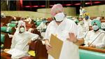 Chief minister Capt Amarinder Singh and finance minister Manpreet Singh Badal in the Punjab assembly. (HT file photo) Chief minister Capt Amarinder Singh and finance minister Manpreet Singh Badal in the Punjab assembly. (HT file photo)