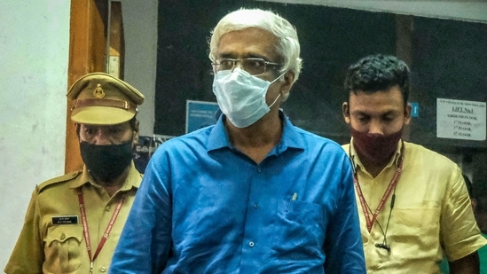 After the Kerala High Court granted bail to former Principal Secretary to Chief Minister Pinarayi Vijayan, M Sivasankar, on January 25, the ED approached the top court to cancel his bail. (PTI PHOTO). After the Kerala High Court granted bail to former Principal Secretary to Chief Minister Pinarayi Vijayan, M Sivasankar, on January 25, the ED approached the top court to cancel his bail. (PTI PHOTO).