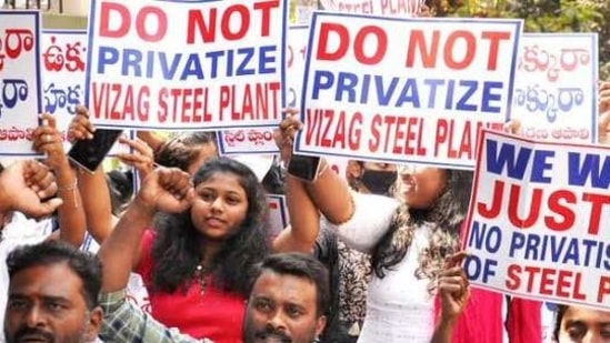 A protest scene in Andhra Pradesh. A protest scene in Andhra Pradesh.