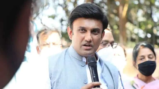 All six ministers could not be reached for comment and text messages seeking a response went unanswered.(Twitter/@mla_sudhakar) All six ministers could not be reached for comment and text messages seeking a response went unanswered.(Twitter/@mla_sudhakar)