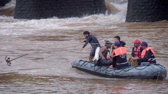 Search and rescue operations have been going on since Thursday. Representational Photo(PTI Photo) Search and rescue operations have been going on since Thursday. Representational Photo(PTI Photo)