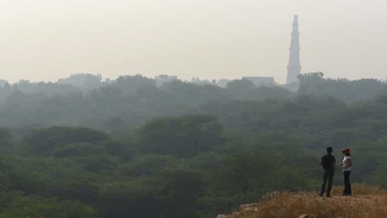 The proposed Delhi-Alwar corridor of the RRTS had sought permission to take a portion of the underground section through the Aravalli Biodiversity Park.(Sanchit Khanna/HT file photo) The proposed Delhi-Alwar corridor of the RRTS had sought permission to take a portion of the underground section through the Aravalli Biodiversity Park.(Sanchit Khanna/HT file photo)