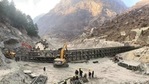 After the Chamoli tragedy, the state government has announced many steps with regard to disaster mitigation in the state. In picture - Border Roads Organisation (BRO) building a valley bridge over the Rishi Ganga River.(PTI) After the Chamoli tragedy, the state government has announced many steps with regard to disaster mitigation in the state. In picture - Border Roads Organisation (BRO) building a valley bridge over the Rishi Ganga River.(PTI)