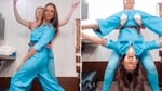 Aditi Rao Hydari shares hilarious fitness video(Instagram/aditiraohydari ) Aditi Rao Hydari shares hilarious fitness video(Instagram/aditiraohydari )