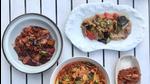 Food festivals in the city attract customers. Food festivals in the city attract customers.