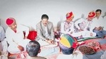 Vikram and Nehpal (second and third from right) during their wedding in Pakistan in January 2019(Sourced) Vikram and Nehpal (second and third from right) during their wedding in Pakistan in January 2019(Sourced)