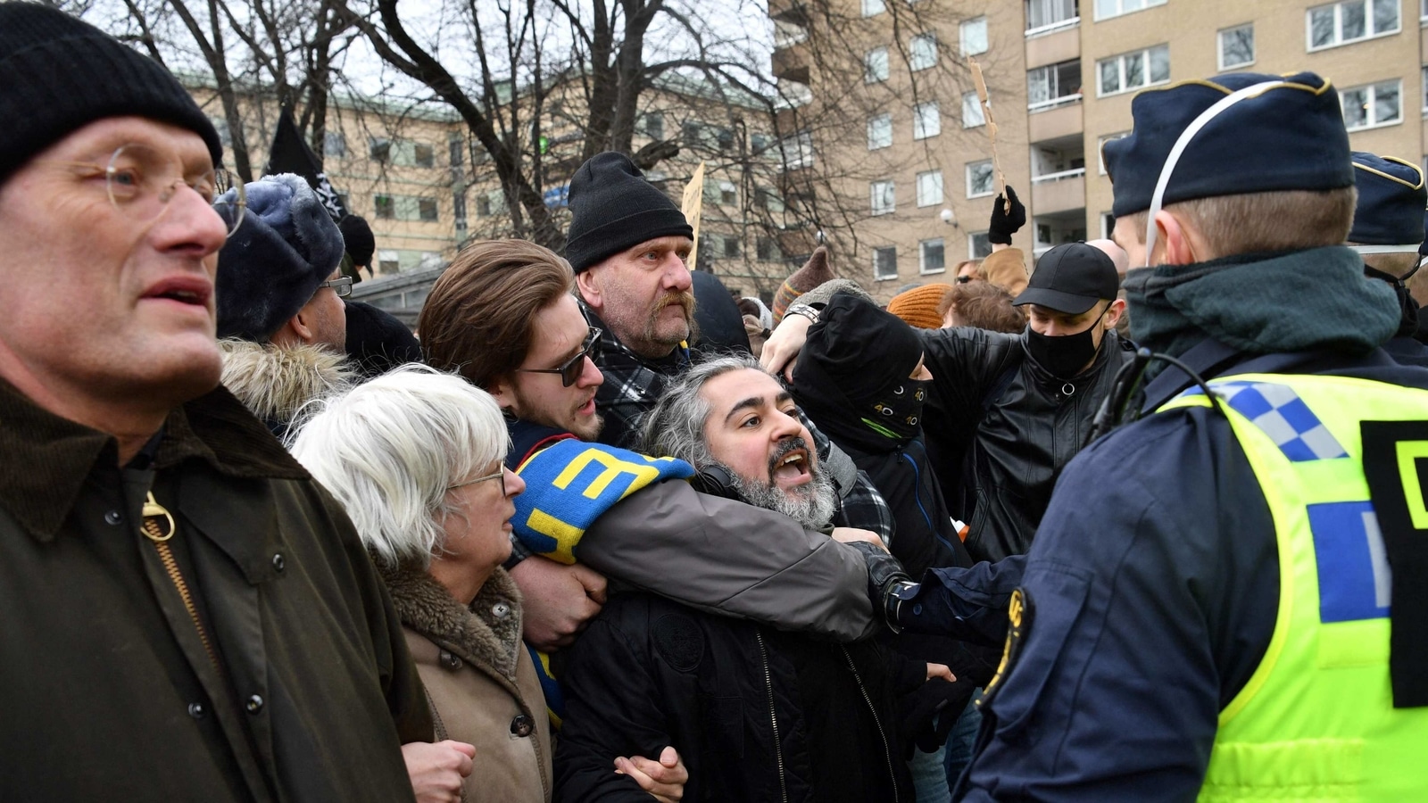 Swedish police break up coronavirus demonstration in Stockholm | World