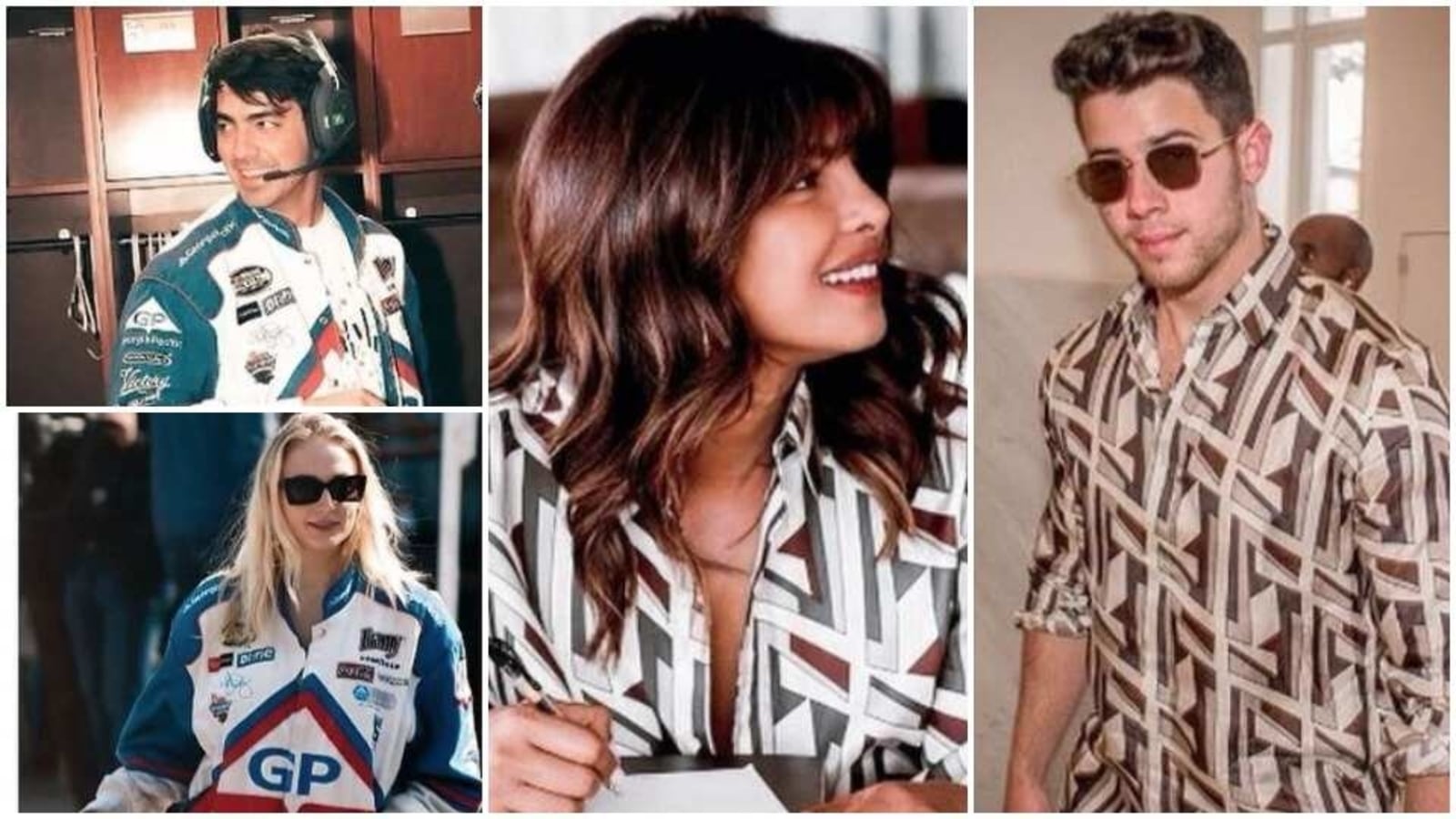 Priyanka Chopra, Sophie Turner love wearing their husbands Nick Jonas and Joe Jonas' outfits. These pics are proof