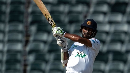 Sri Lanka's captain Dimuth Karunaratne(AP)