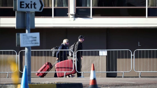 Under current lockdown rules, holidays are banned and only those travelling for specific work or family reasons are allowed to go abroad.(Reuters) Under current lockdown rules, holidays are banned and only those travelling for specific work or family reasons are allowed to go abroad.(Reuters)