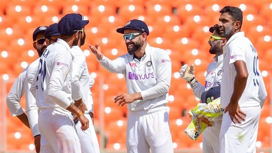 India beat England in 4th Test to win series 3-1 and qualify for World Test Championship final(PTI)