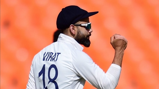 Indian captain Virat Kohli celebrates.(PTI) Indian captain Virat Kohli celebrates.(PTI)
