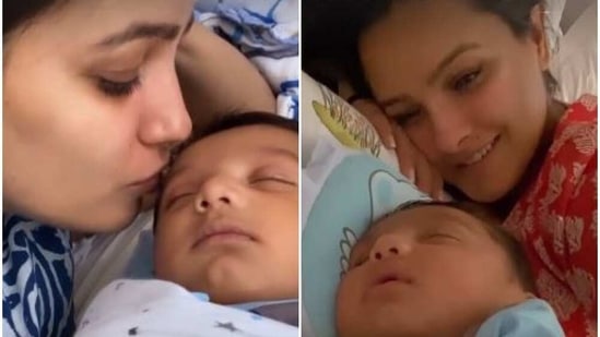 Rachi Mom And Son Sleeping Free Sex - Anita Hassanandani can stare at baby Aaravv '24/7 without blinking', see  new pics - Hindustan Times