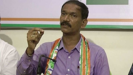 Goa Pradesh Congress Committee chief Girish Chodankar(Image via Twitter) Goa Pradesh Congress Committee chief Girish Chodankar(Image via Twitter)