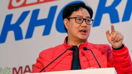 Union Sports Minister Kiren Rijiju (Twitter)