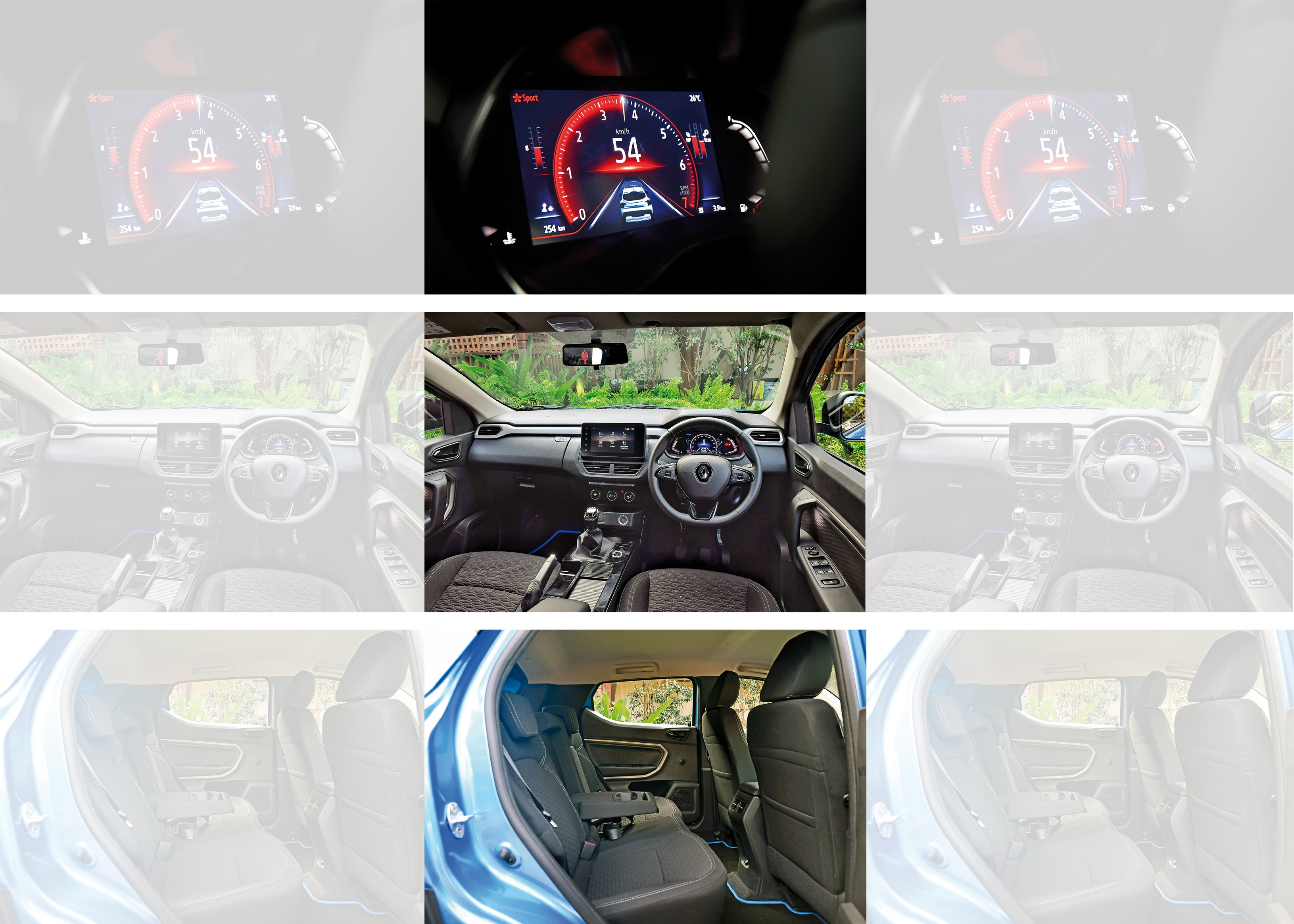 There are no soft-touch materials on the dash but the plastic is acceptable There are no soft-touch materials on the dash but the plastic is acceptable